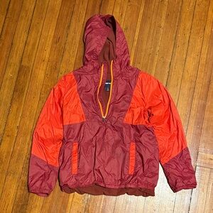 Lands' End Kids Red and Orange Raincoat